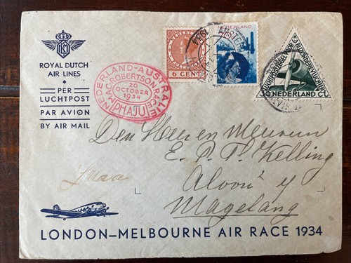 Niederlande luftpostbrief 1934 - luftpostbrief,